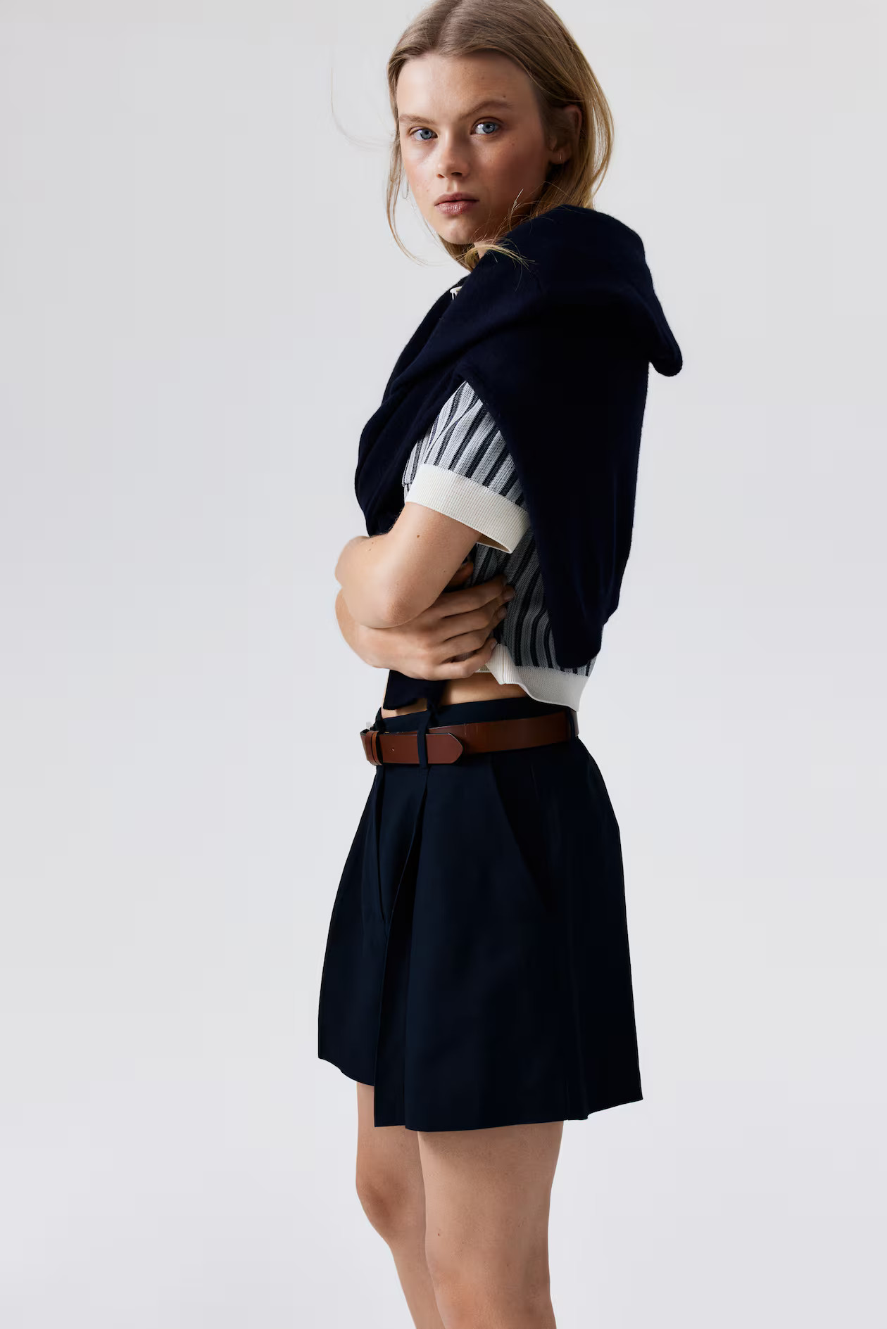 Linen-blend shorts | H&M (UK, MY, IN, SG, PH, TW, HK)