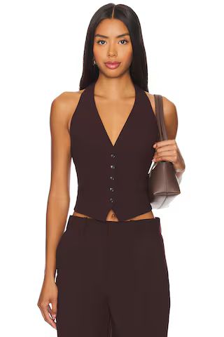 A.L.C. Woodson II Vest in Chocolate Plum from Revolve.com | Revolve Clothing (Global)