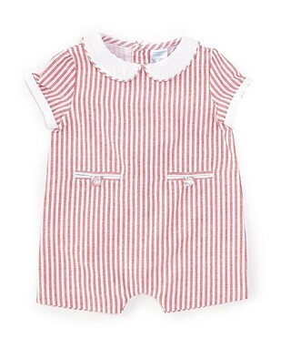 x The Broke Brooke Baby Boys 3-24 Months Jensen Woven Stripe Romper | Dillard's