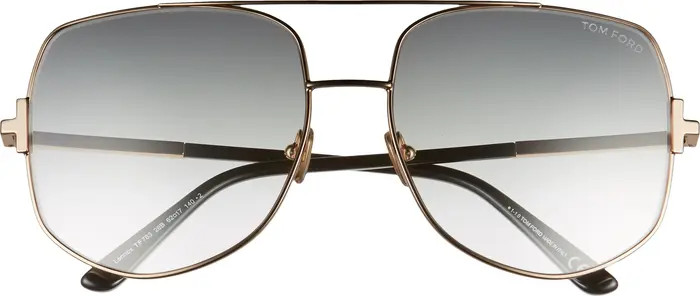 TOM FORD Lennox 62mm Oversize Aviator Sunglasses | Nordstromrack | Nordstrom Rack