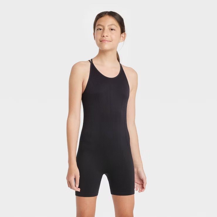 Girls' Seamless Bike Leotard - All in Motion™ | Target