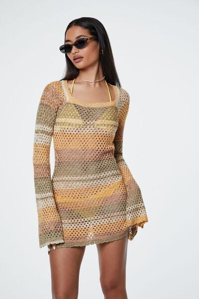 Striped Mini Sweater Dress | Forever 21