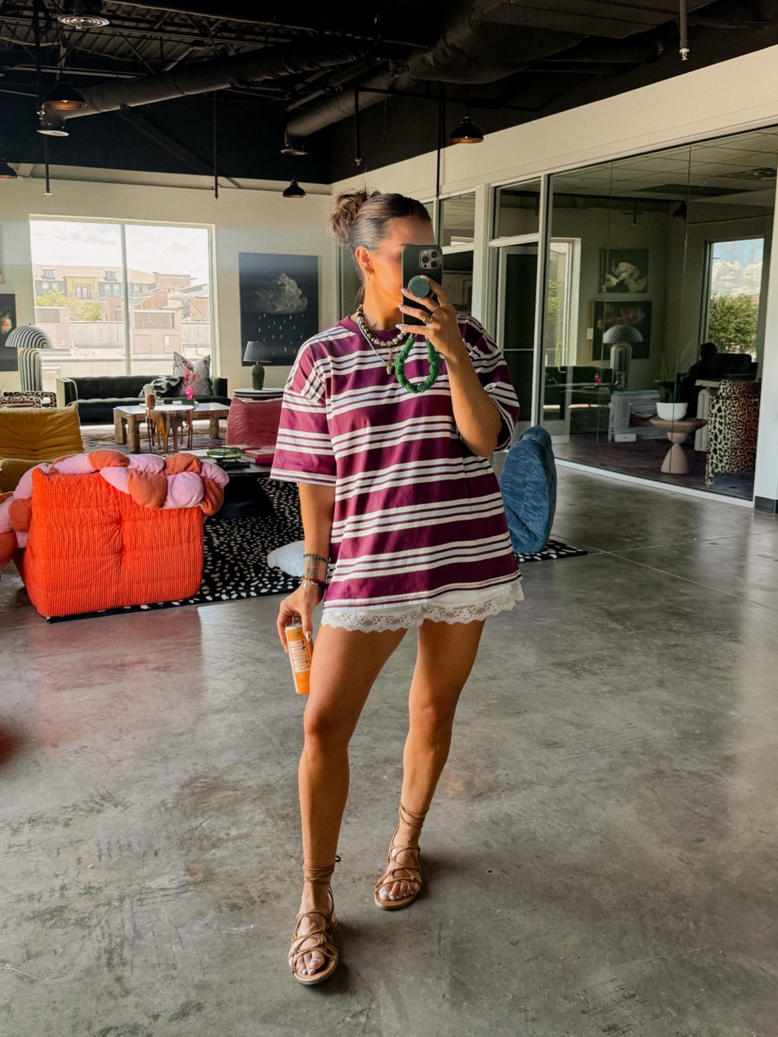 Today’s fit. And combo I can’t get enough of. The oversized tee plus satin shorts. #ad
Tee: large
Shorts: large

#LTKootd #LTKOver40 #LTKMidsize