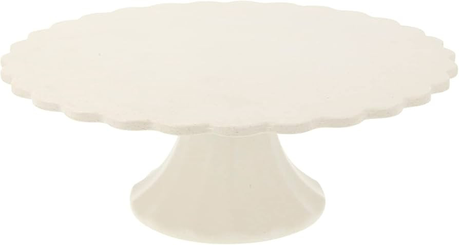 Meri Meri Small Cream Reusable Bamboo Cake Stand (Pack of 1) | Amazon (US)