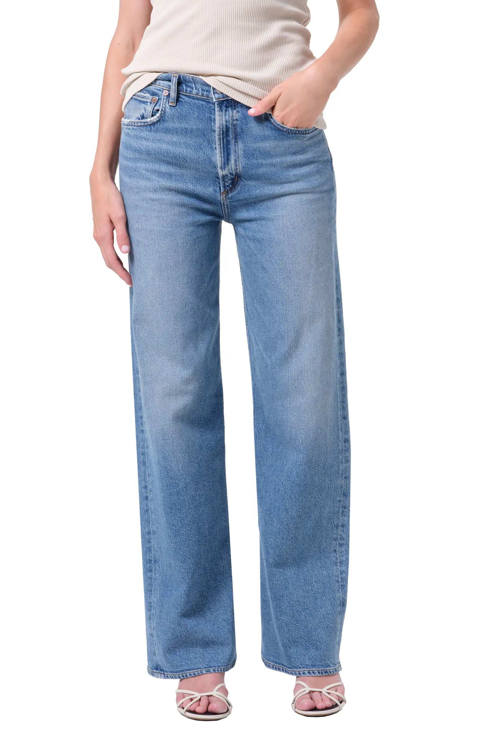 Ren High Waist Wide Leg Jeans | Nordstrom