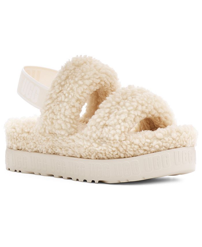 UGG® Oh Fluffita Slingback Slippers & Reviews - Slippers - Shoes - Macy's | Macys (US)