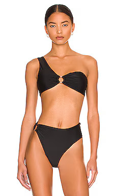 superdown Tyler Bikini Top in Black from Revolve.com | Revolve Clothing (Global)