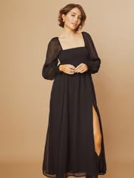 Classic Smocked Maxi Dress - Black | Verishop