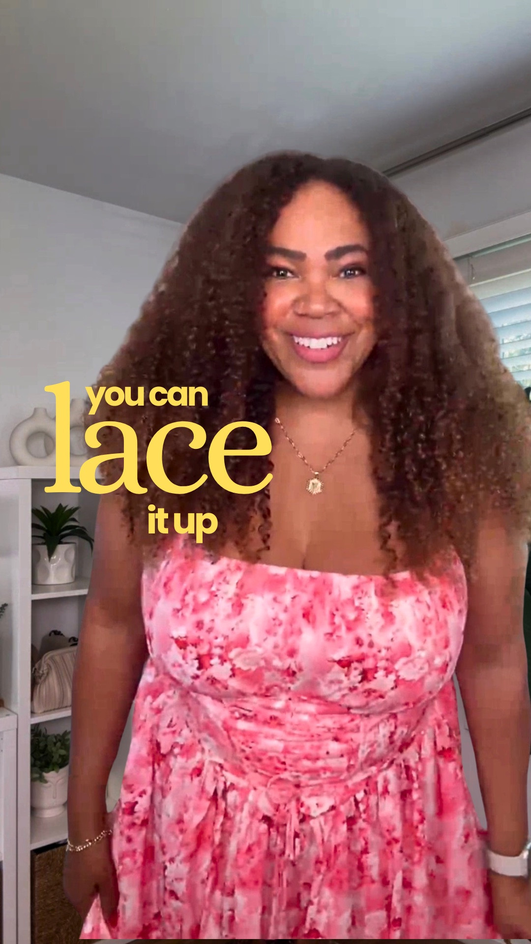 Perfect for a wedding! You can lace  this one up. Size large 

This is from my weekly shopping 🛒 @amazonlive livestream show 📺 on my @amazon storefront.  Go to the link 🔗 in bio to follow me on Amazon and to get notifications of when I go live!

#LTKMidsize #LTKOver40 #LTKWedding
