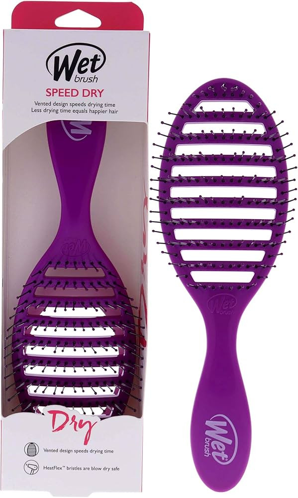 Wet Brush Speed Dry Hair Brush - Purple - Exclusive Intelliflex Bristles - Vented Design Speeds D... | Amazon (US)