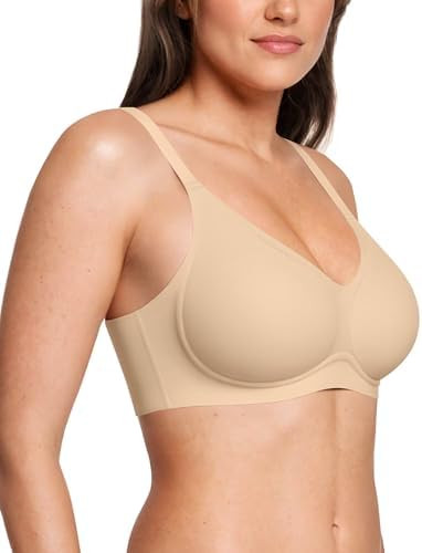 Vertvie Women Seamless Wireless Jelly Bra Comfortable Bralette | Amazon (US)