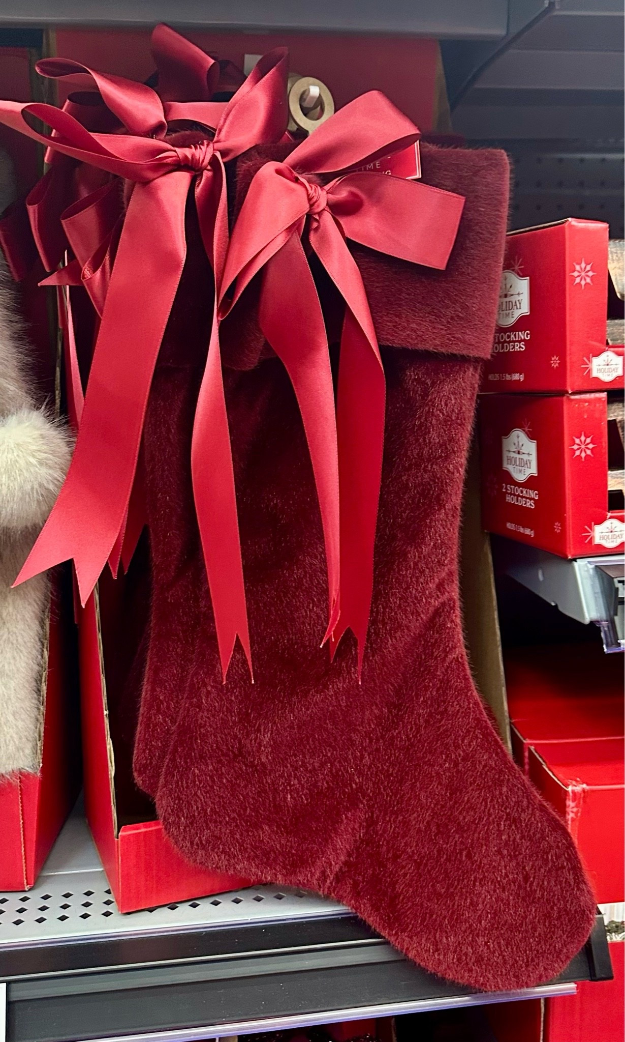 Beautiful New Walmart Christmas Stocking 

Burgundy Mohair Christmas Stocking

Christmas Decorations. Christmas Decor. Home Decor. Deck the Halls. Traditional Christmas

#LTKSeasonal #LTKHome