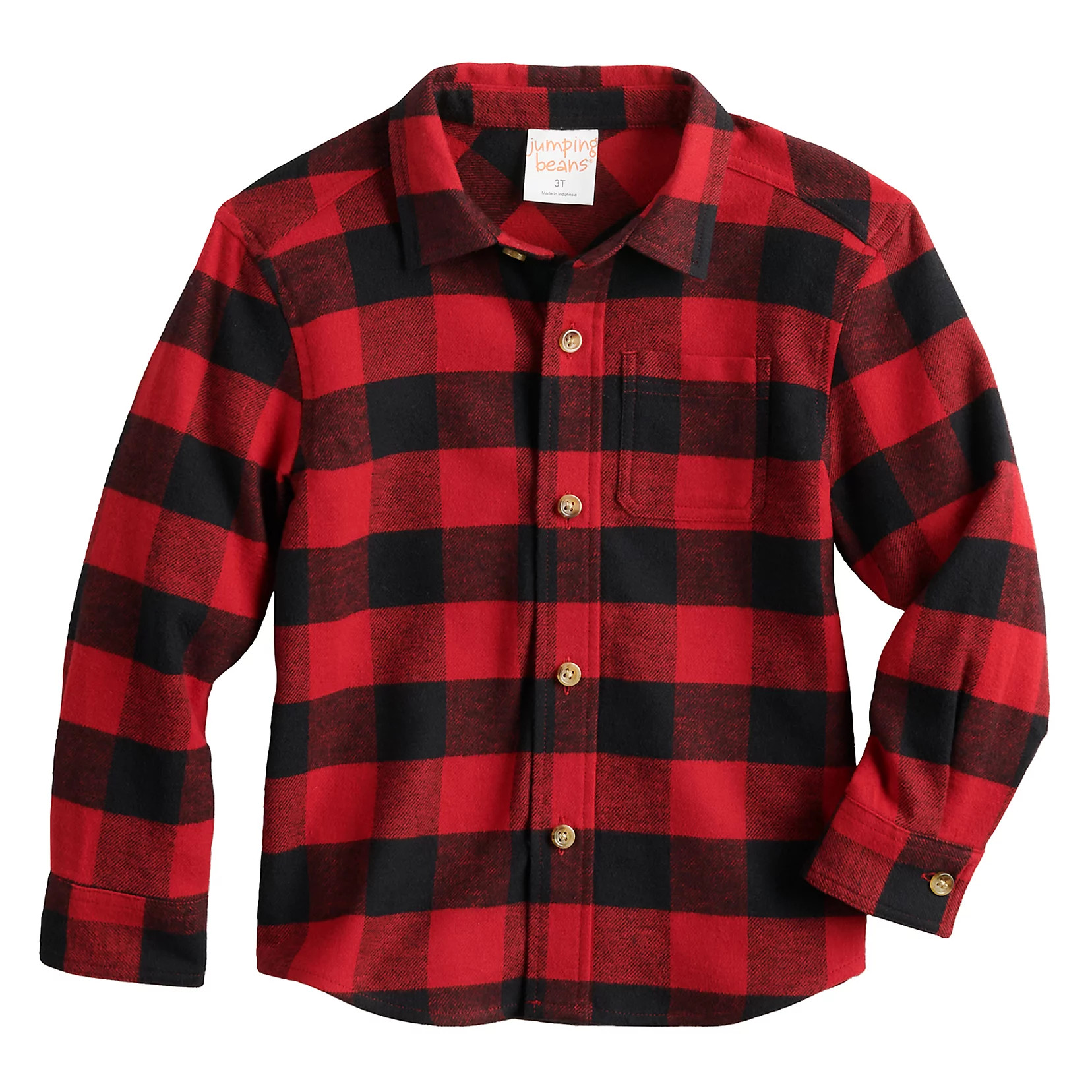 Toddler Boy Jumping Beans® Flannel Shirt | Kohl's