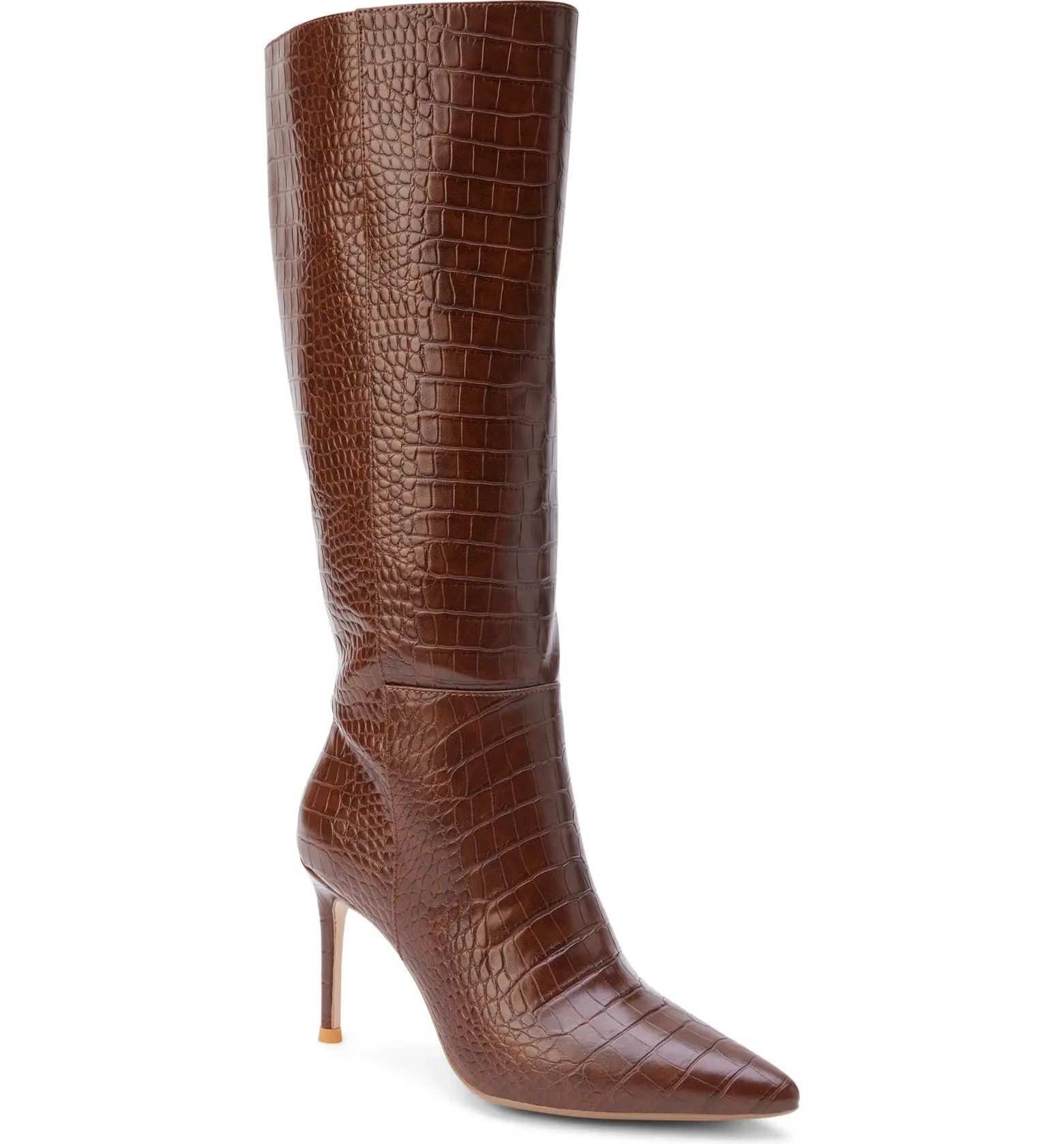 Coconuts by Matisse Alina Reptile Embossed Knee High Stiletto Boot (Women) | Nordstrom | Nordstrom