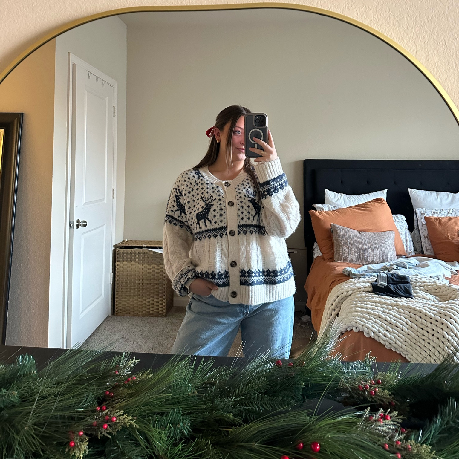 THIS SWEATER IS A MUST HAVE THIS HOLIDAY SEASON! I got an XL because they didn’t have a large in store but I had to buy it!!! It’s so comfy and soft and goes with anything! 

#LTKHoliday #LTKSeasonal #LTKmidsize