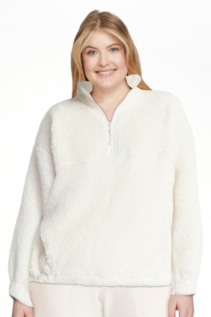 No Boundaries Plush Half-Zip Pullover, Women's | Walmart (US)