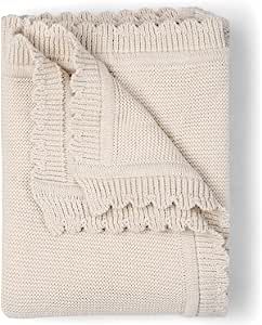 Makemake Organics Organic Baby Blanket GOTS Certified Organic Cotton Baby Blanket Newborn Modern ... | Amazon (US)