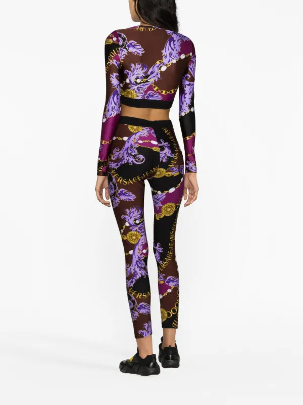 logo-print leggings | Farfetch Global