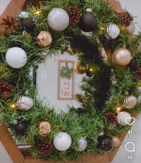 Christmas wreaths from Walmart for $15! Just add lights and ornaments and customize your own wreath for half the cost!

#LTKHoliday #LTKSeasonal #LTKunder50