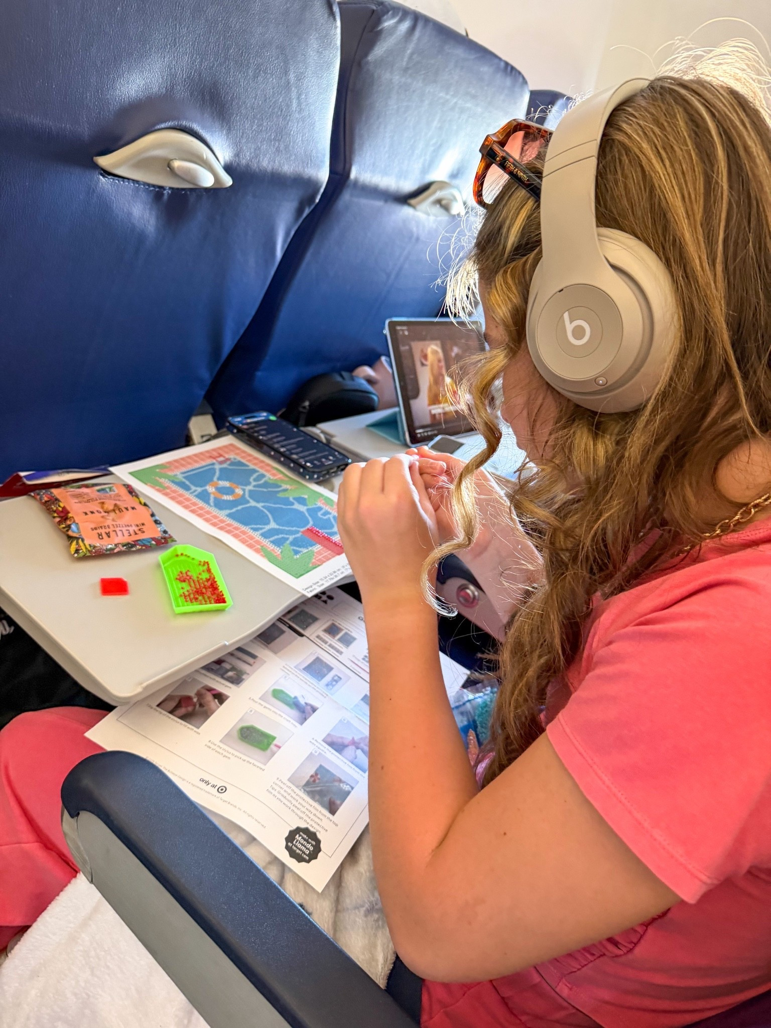 the best travel kit ever!! gemstone kit for the win • p.s. she’s sporting the new @Target set too!
