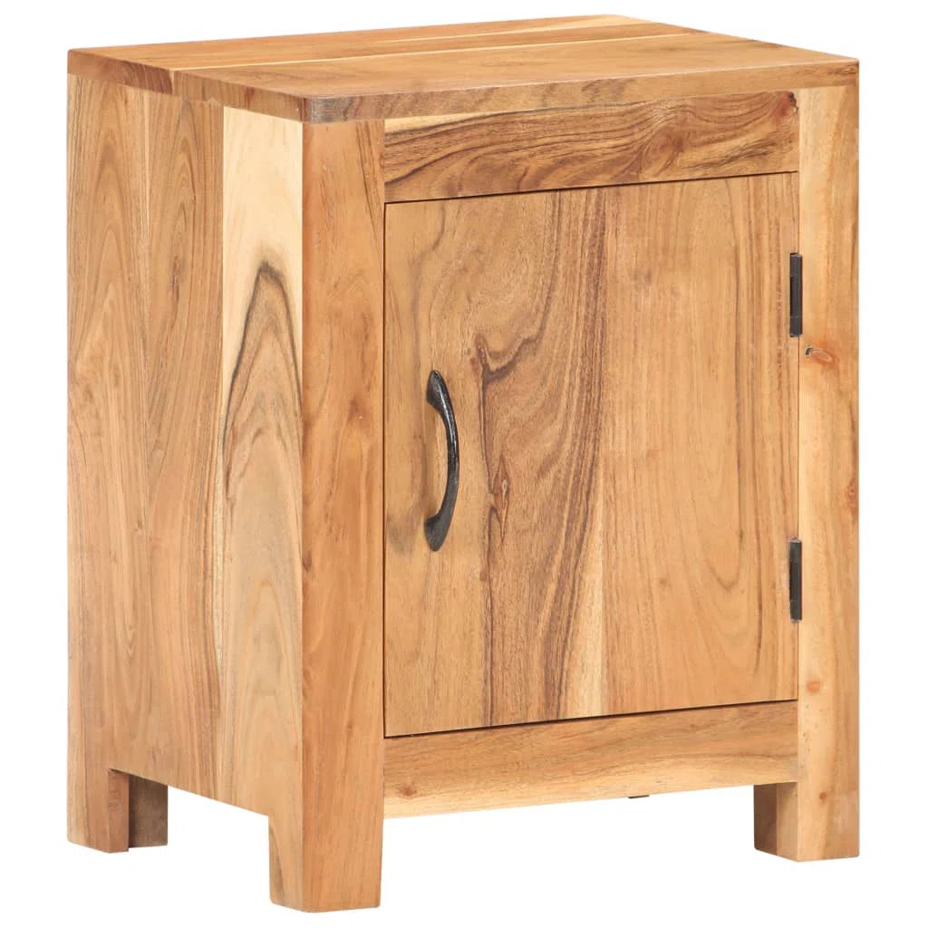 Bedside Cabinet 15.7" x 11.8" x 19.7" Solid Acacia Wood | Wayfair North America