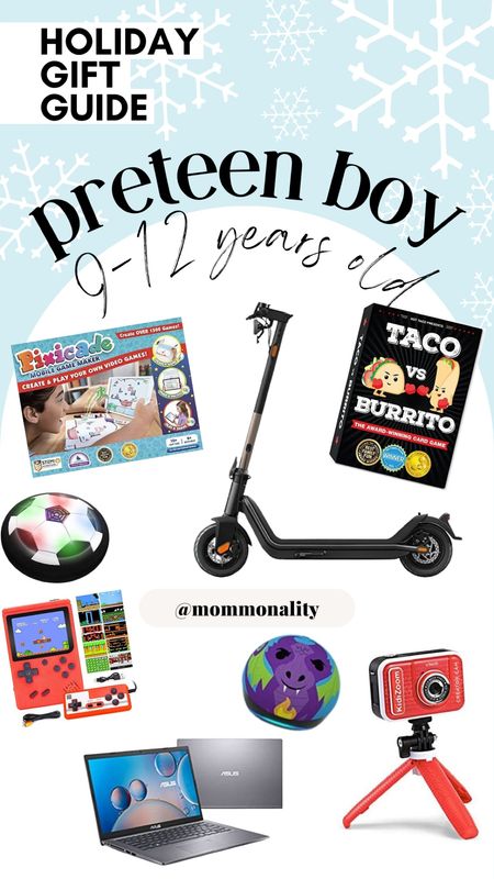 Christmas gift ideas for preteen boys aged 9 to 12 years old

#LTKkids #LTKHoliday #LTKGiftGuide