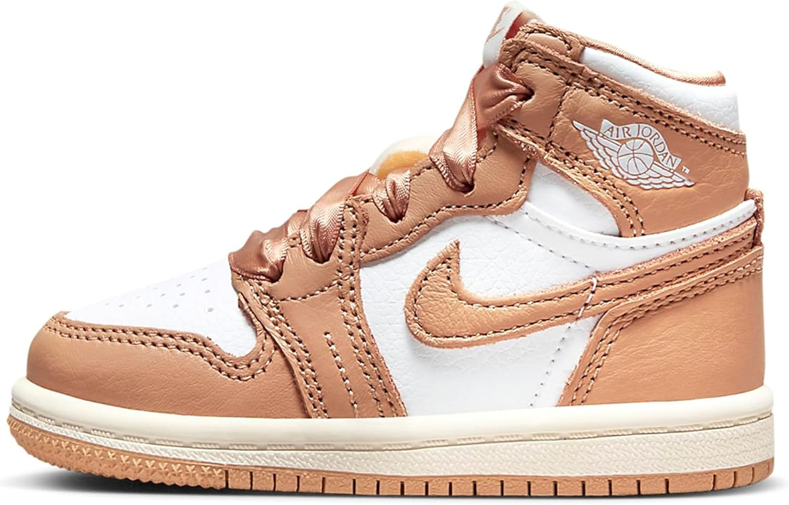 Toddler's Jordan 1 Retro High OG Praline/White-Sail (FN6623 201) - 10 | Amazon (US)