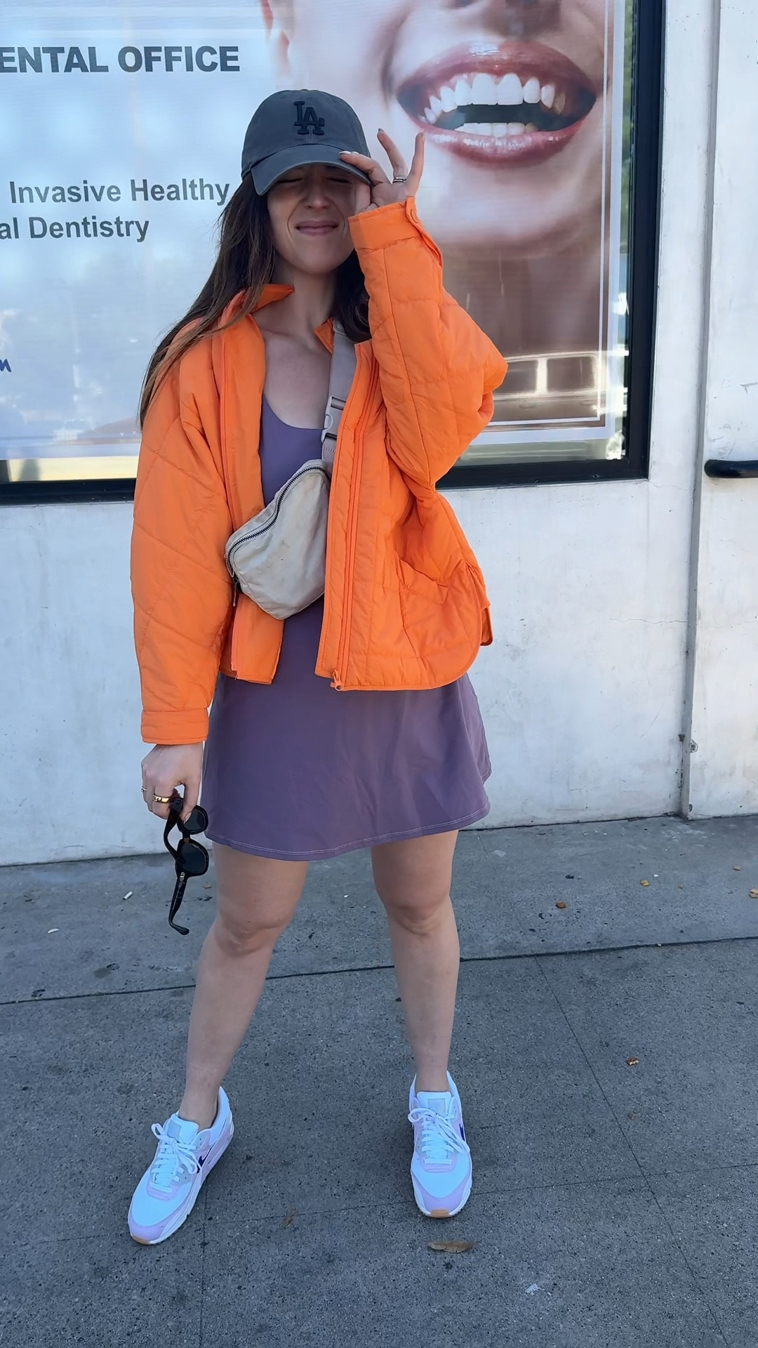 This is my weekend uniform! Love this bright quilted jacket, so perfect for a hike or a weekend walk around the neighborhood! 

Athleisure outfit, workout dress, halara dress, Nike outfit, Nike sneakers, free people dupe, lululemon crossbody dupe, weekend outfit 

#LTKfindsunder50 #LTKVideo #LTKshoecrush