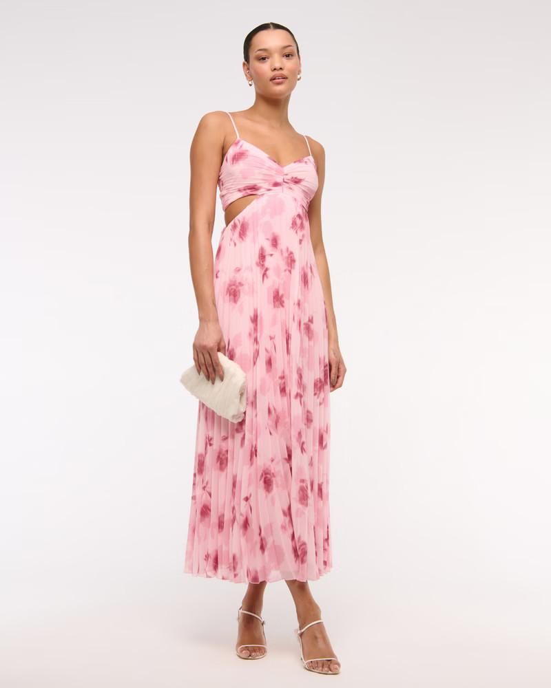 The A&F Giselle Babydoll Maxi Dress | Abercrombie & Fitch (US)