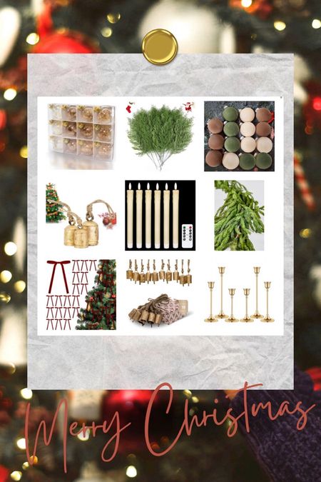 Christmas SALE #garland #bells #candles #velvetornaments #holidaydecor #christmas #christmastime #homedecor #christmastree #norfolk #cybermonday #amazon #amazondeals

#LTKHoliday #LTKCyberWeek #LTKhome