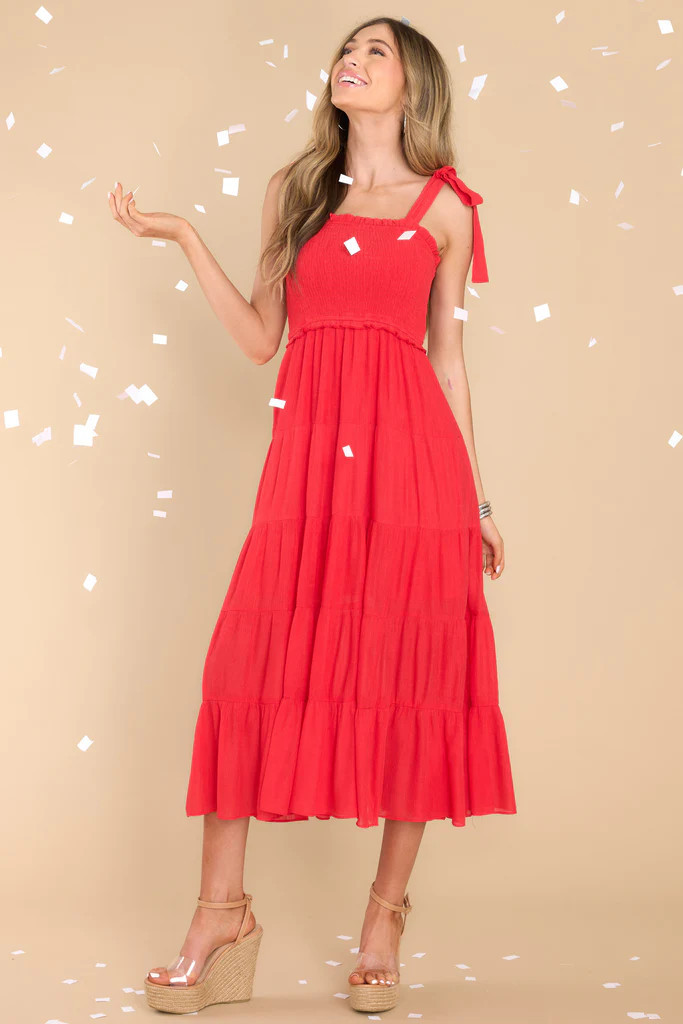Fondest Memory Red Maxi Dress | Red Dress 