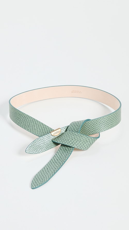 Isabel Marant Python Effect Lecce Belt | SHOPBOP | Shopbop