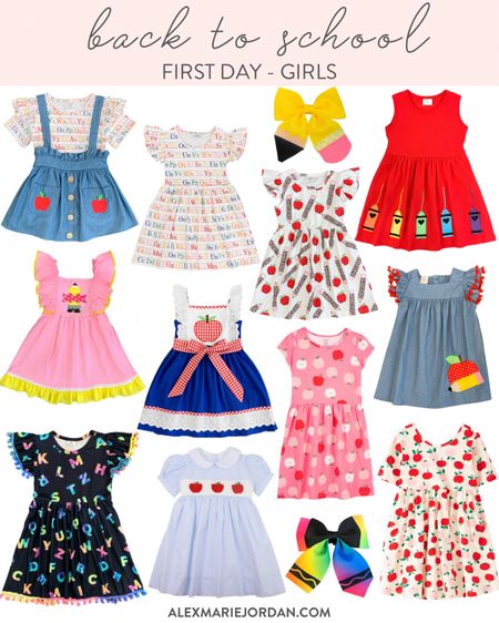 Back to school first day of school dresses for girls 

#LTKkids #LTKBacktoSchool #LTKfamily