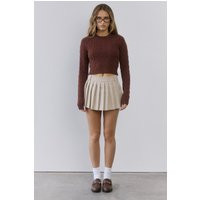 The Exclusive Cable Knit Sweater Brown | Hello Molly (US)