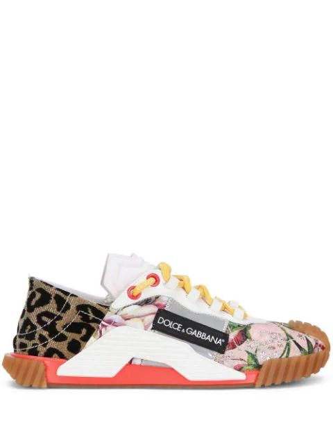 Dolce & Gabbana Patchwork low-top Sneakers - Farfetch | Farfetch Global