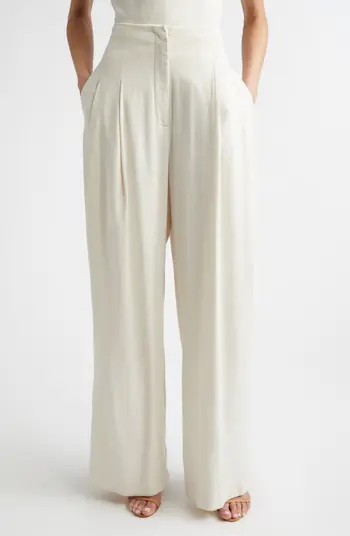 Lela Rose High Waist Wide Leg Pants | Nordstrom | Nordstrom