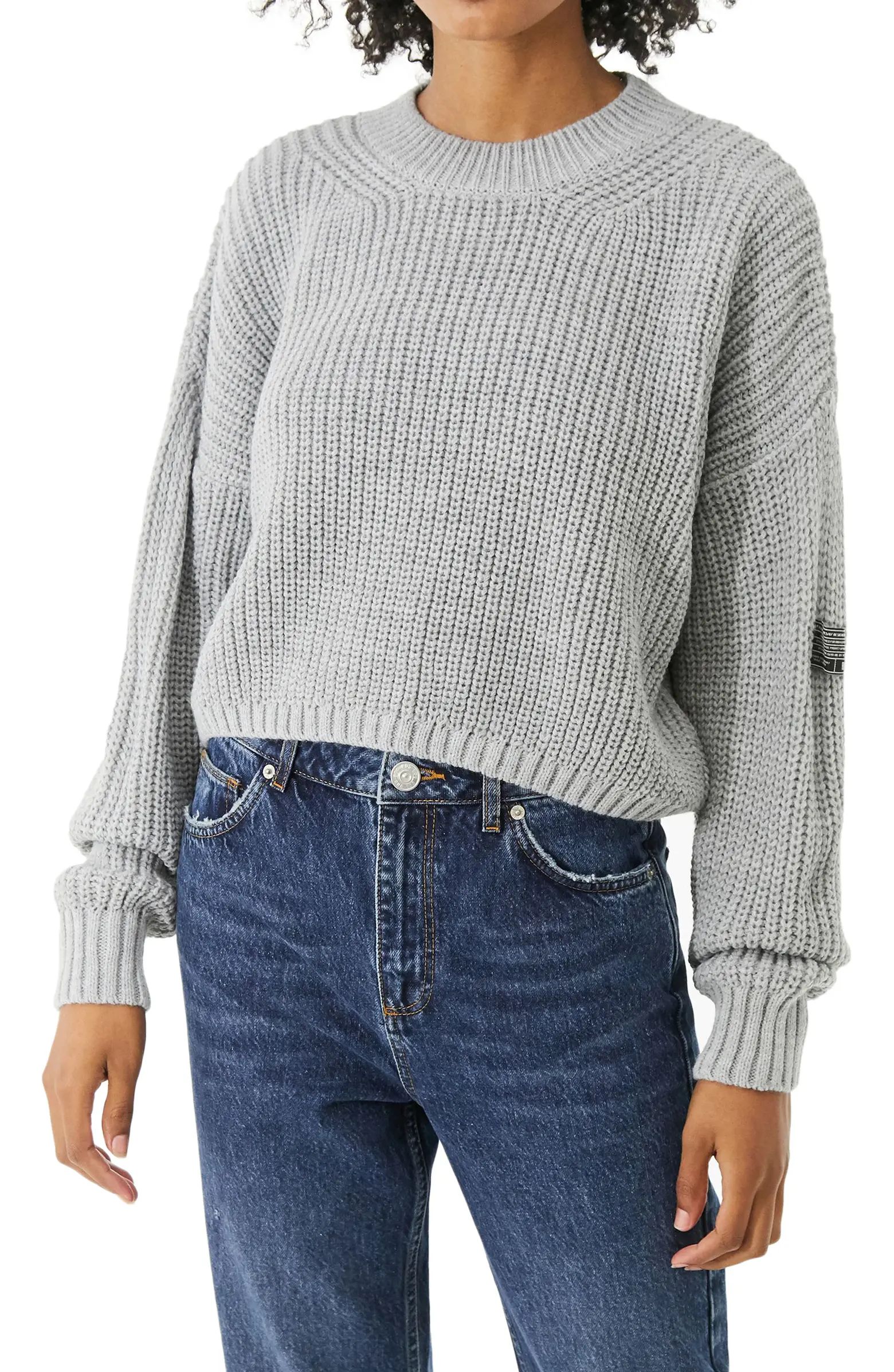 Shaker Stitch Crop Sweater | Nordstrom