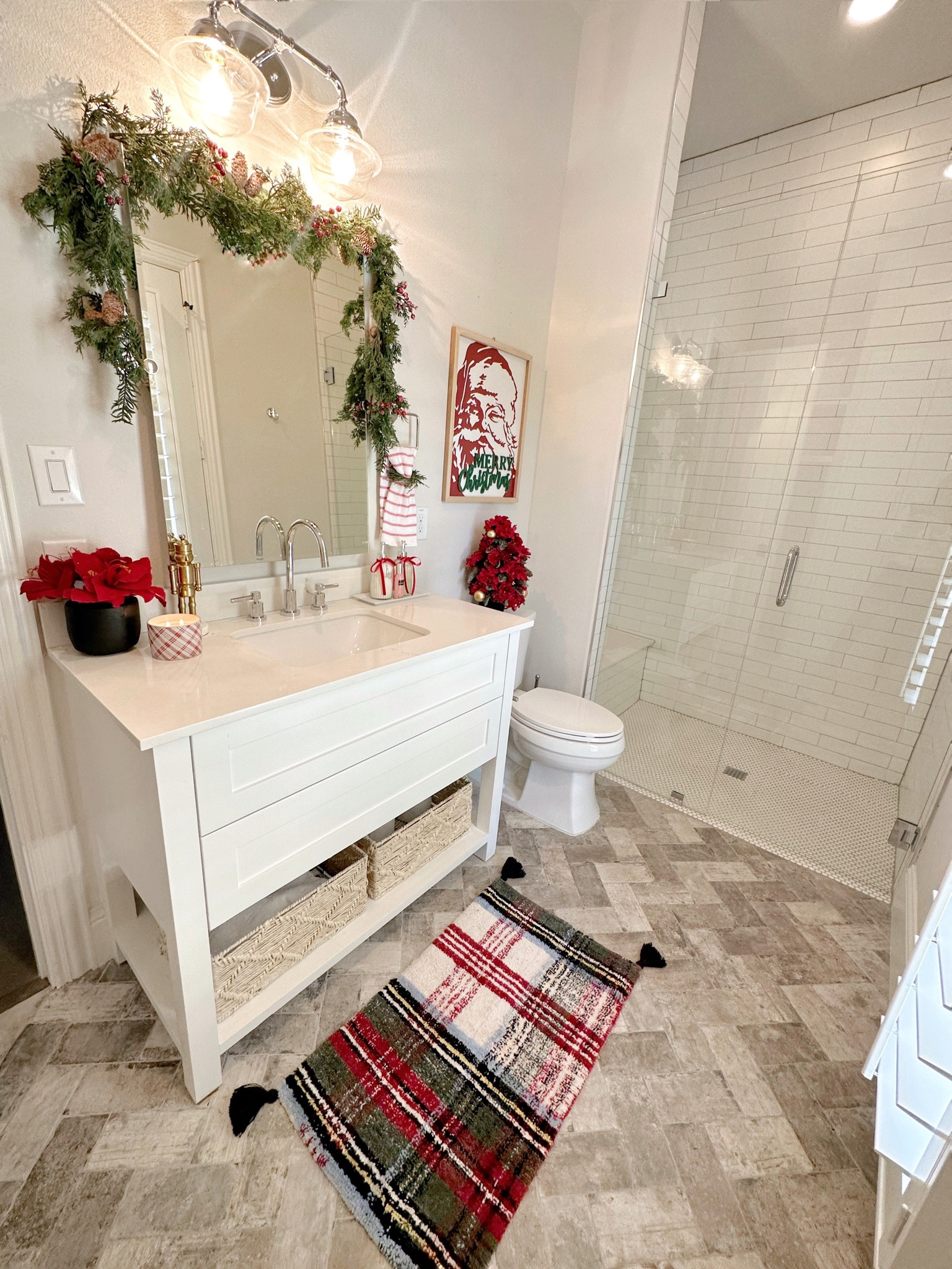 Add a little Christmas touch to your bathroom this holiday season 

#LTKhome #LTKGiftGuide #LTKHoliday