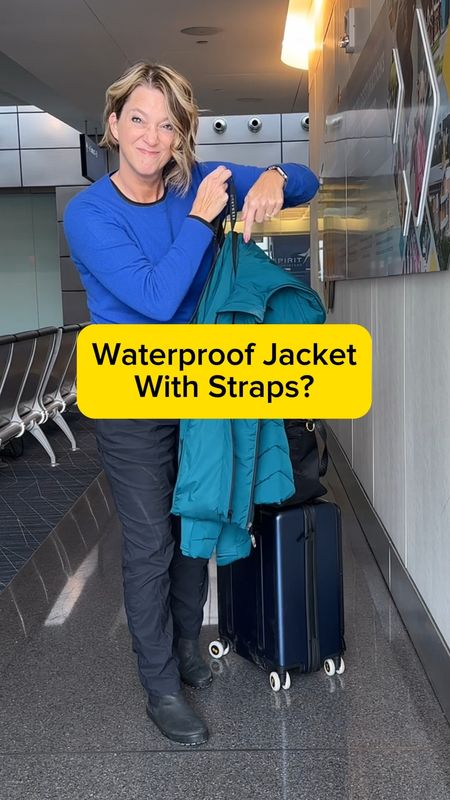I pack this waterproof jacket with backpack straps on a hot metro train with no air flow in Europe. The hood is removable, and I like the sporty look when zipped. Tote bag is Nomad Lane. Limited waterproof boots are available and also more in brown.
Do you get hot when you move inside while traveling in the winter?
👨‍✈️ I’m a Houston pilot wife sharing tips to help you “travel the globe without a worry in the world” on YTube and IG. #waterproofjacket #europetips #waterproofboots @nordstrom @nomadlane #waterproofboots #traveloutfit #airportoutfit #waterproofjacket
