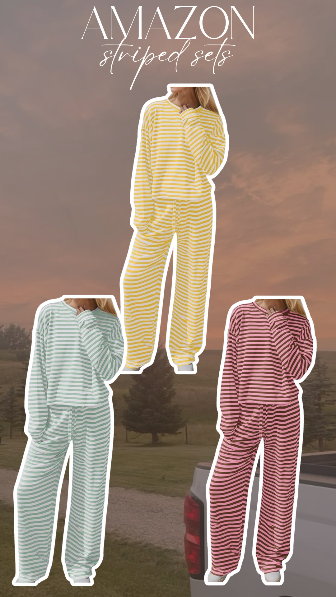 These sets are a total look for less! 

 #LTKootd #LTKSeasonal