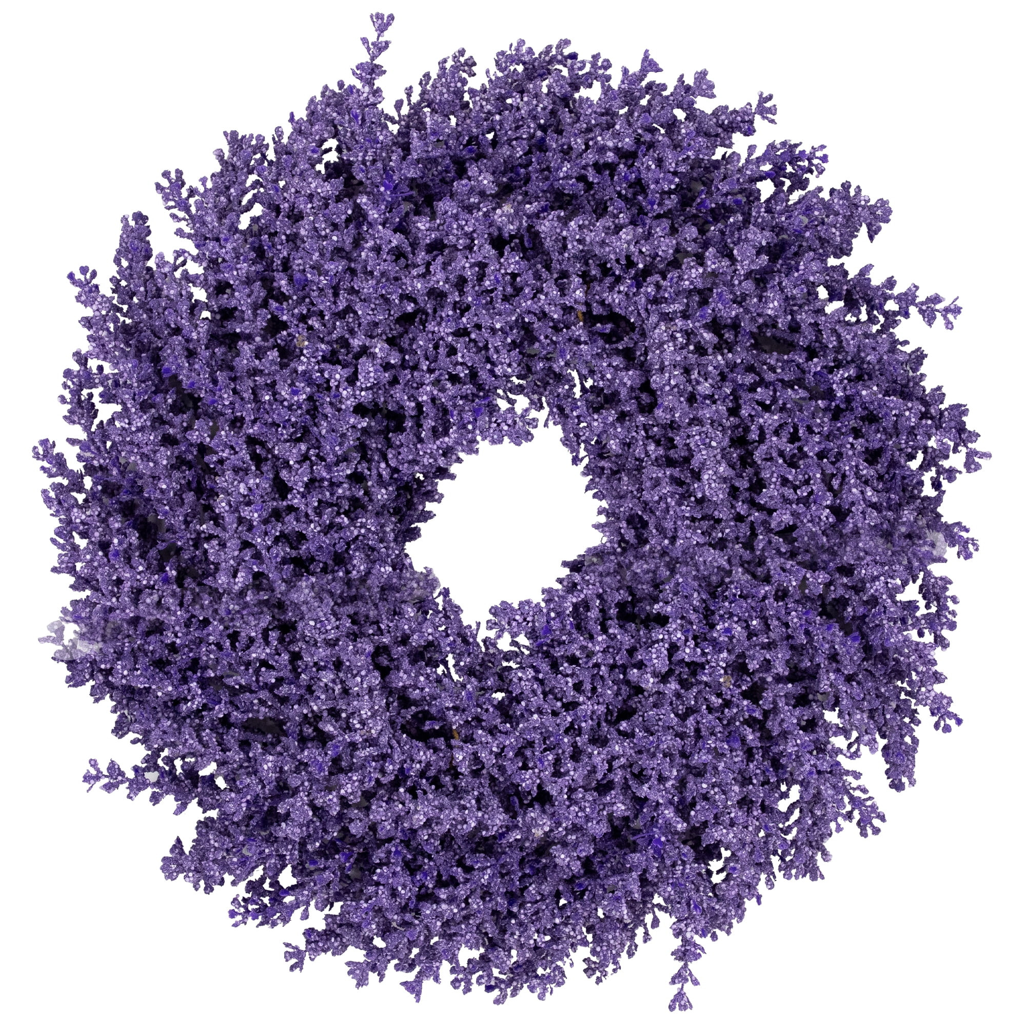 Northlight Lavender Artificial Floral Spring Wreath - 15" - Purple - Unlit | Walmart (US)