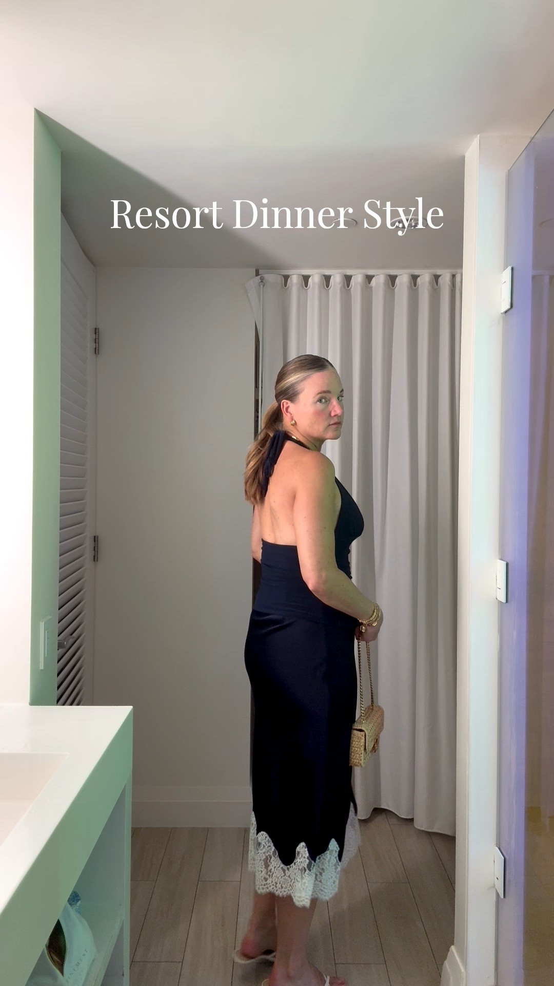 Resort dinner style 
Wearing a M in my top, and skirt 

#LTKcanada #LTKtravel