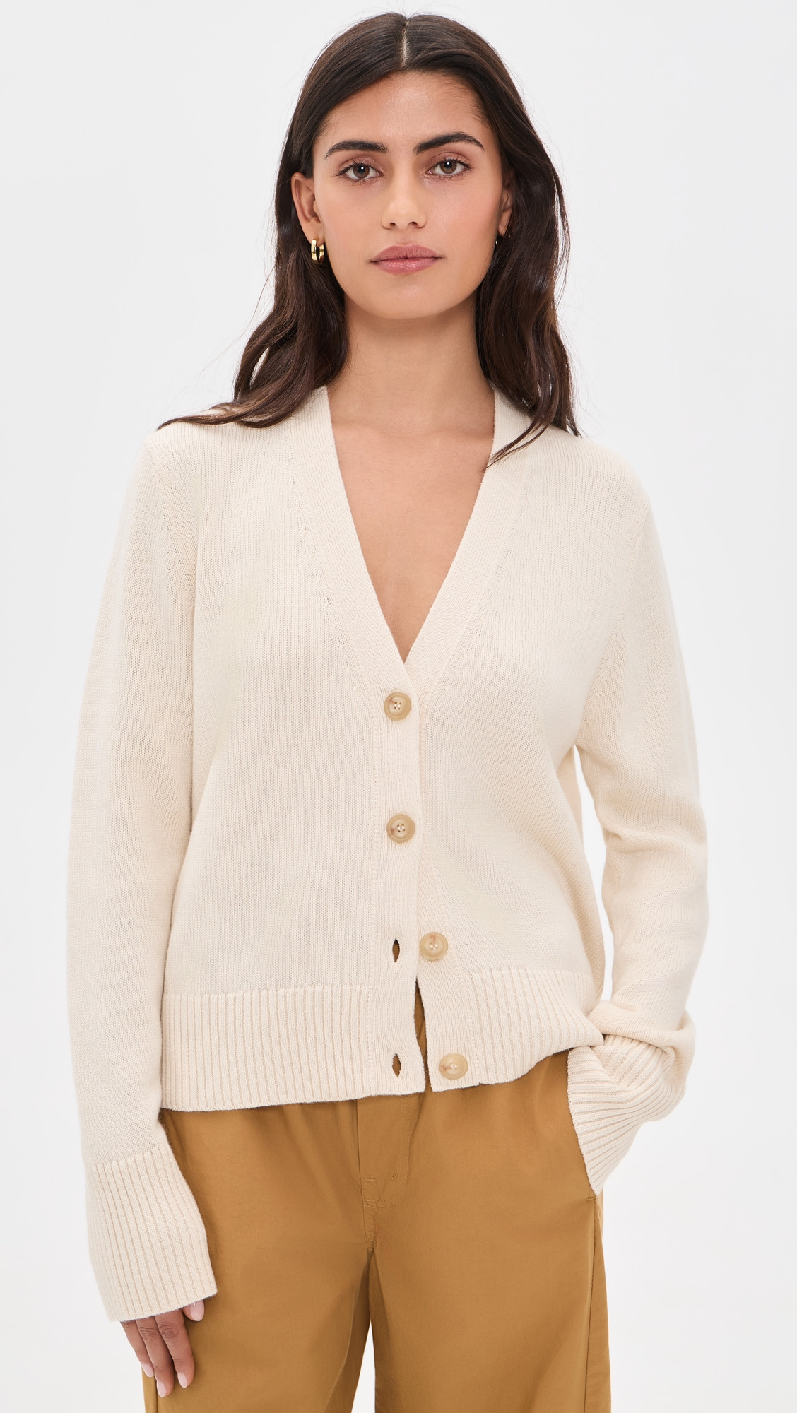 Jenni Kayne Ellis Cardigan Ivory M | Shopbop