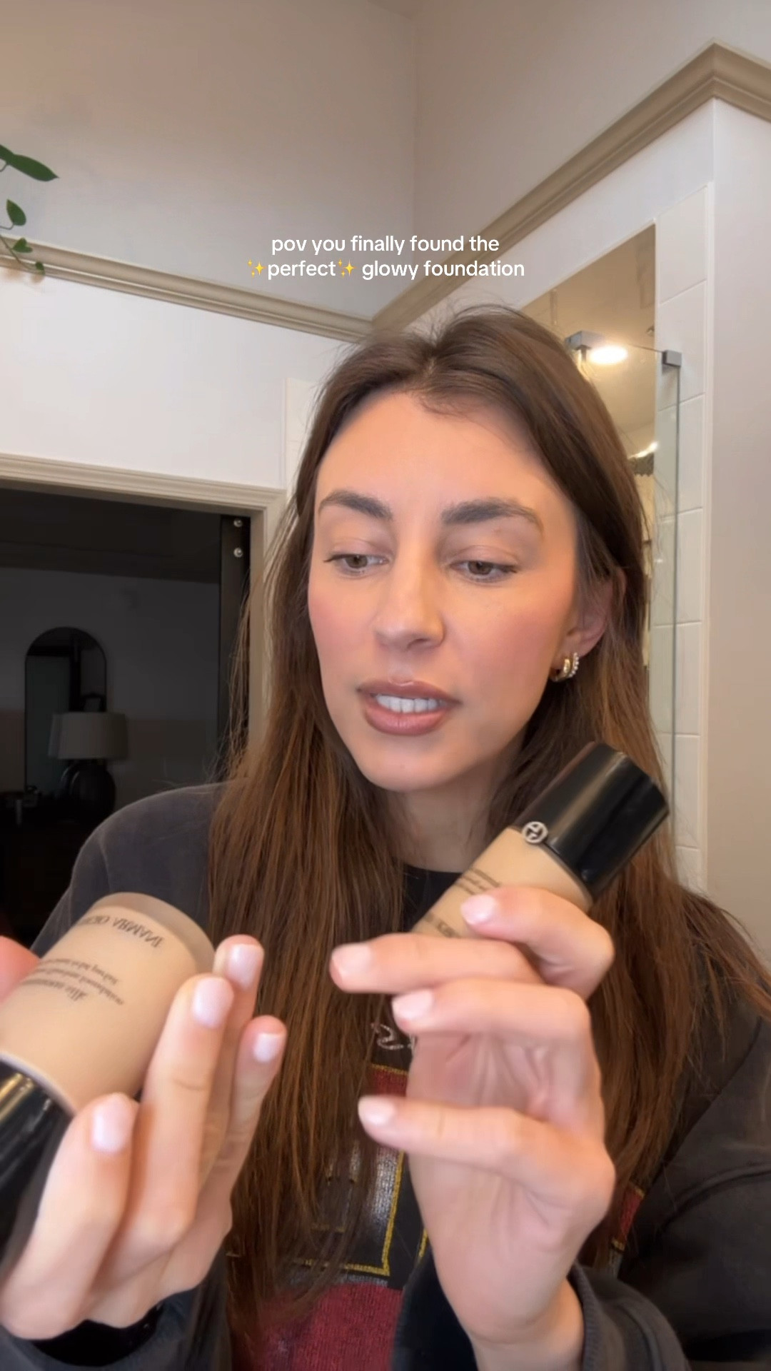 The most glowy, luminous foundation! I’m wearing shade 5.5 in this video (had a small sample of it but may have to buy bc it’s so pretty!). Also have shades 5.75 and 5.9. 