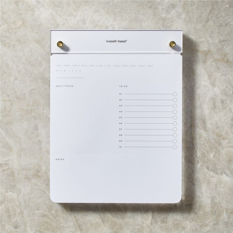 Modern Acrylic To-Do List Notepad + Reviews | CB2 | CB2