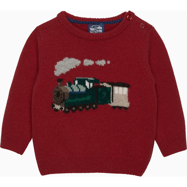 Steam Train Jumper, Red | Maisonette