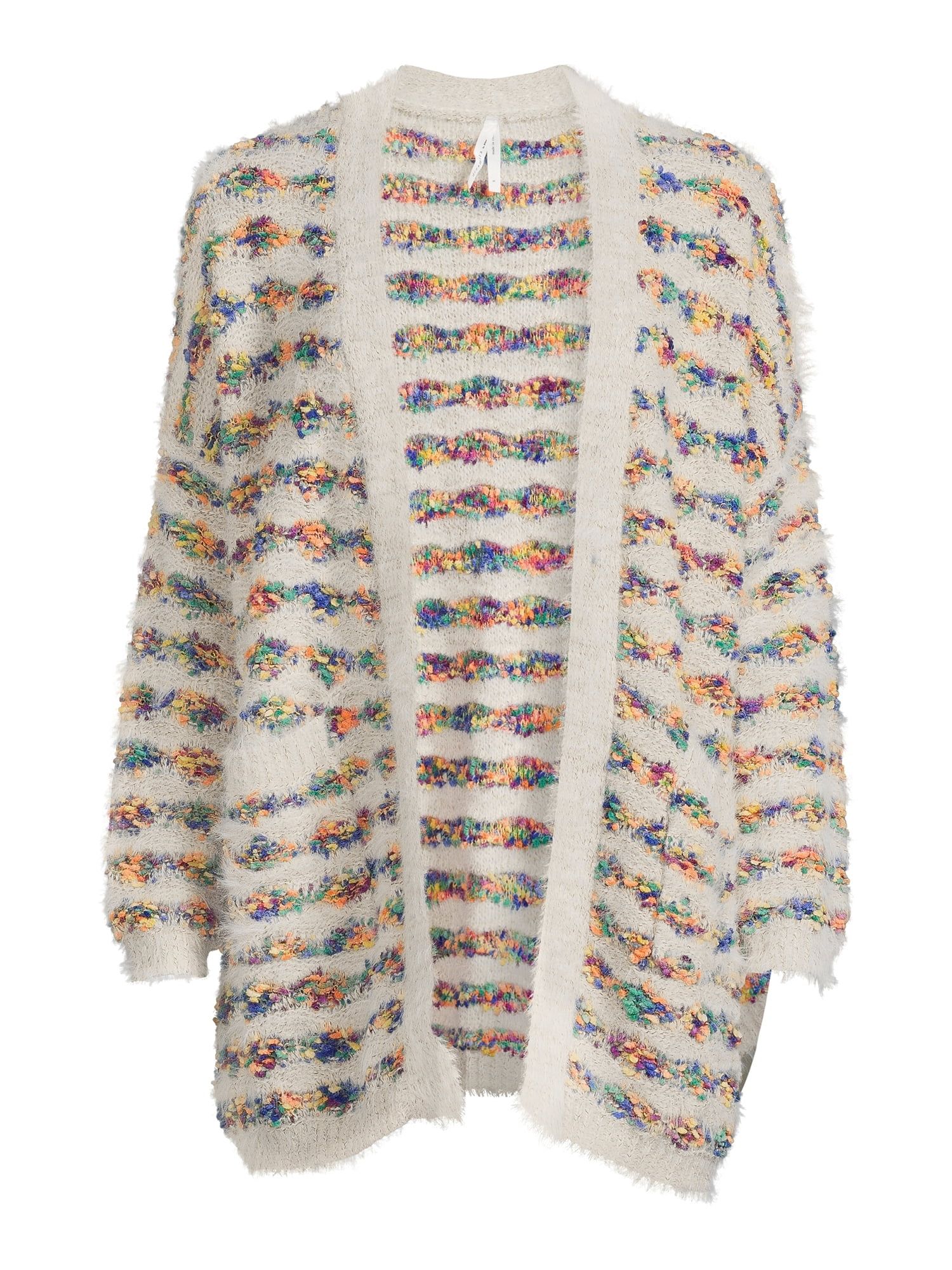 Dreamers by Debut Women's Rainbow Stitched Cardigan | Walmart (US)