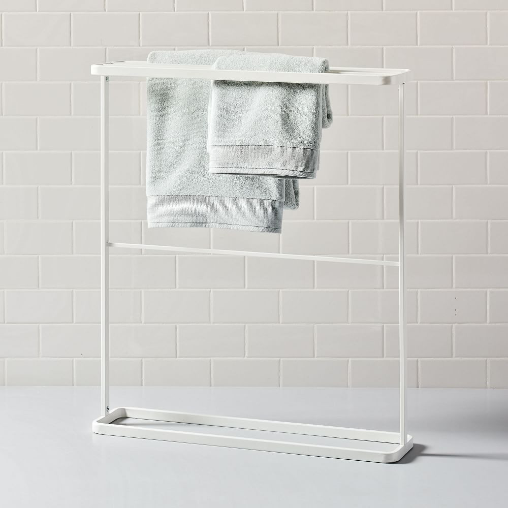 Yamazaki Bath Linen Rack | West Elm (US)
