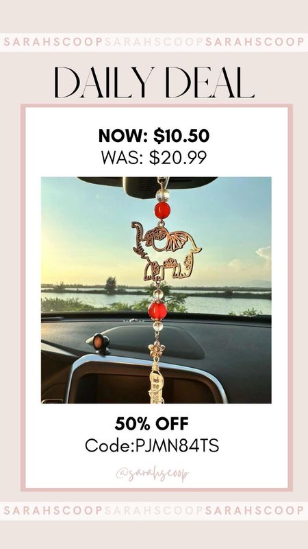 Add a touch of charm to your car! Now at 50% off with Code: PJMN84TS! Don't miss this amazing deal! #Amazon #AmazonDeals #deals #sale #carcharm

#LTKfindsunder50 #LTKsalealert
