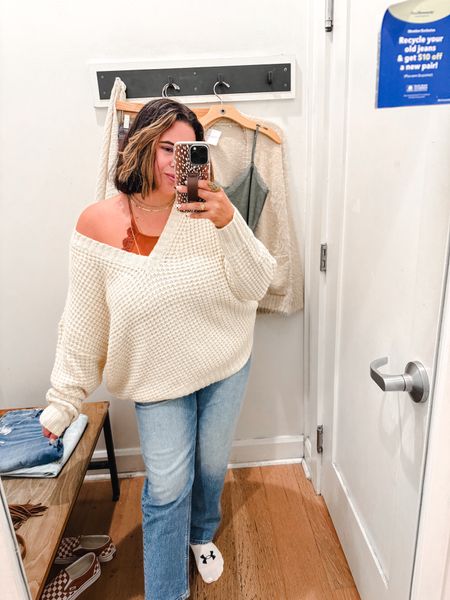 Cute and cozy outfit inspo from American Eagle! These straight leg jeans and oversized v neck sweater gives me all the cozy vibes and is definitely on my wish list this Christmas season. 

Gift Guide

#LTKCyberWeek #LTKGiftGuide #LTKSeasonal